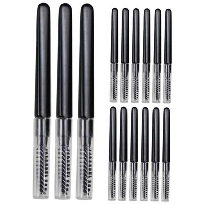 Healeved 20Pcs Portable Brow Shaping Brush with Lids Eyelash Comb for Smooth Brows and Lashes Makeup Tool for Women present for Makeup Lovers