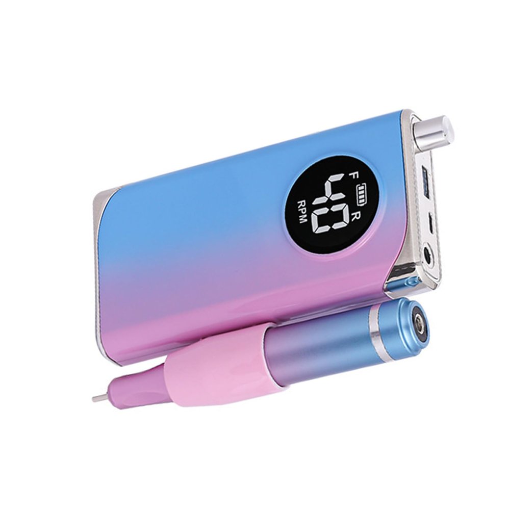 Portable Nails Drill 40000 RPM Rechargeable Electric Nails File Machine E File For Acrylic Nails Gel Polishing Removing