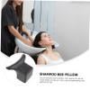 EXAOMBLE Comfortable Shampoo Bowl Neck Pillow Waterproof Hair Washing Cushion for Salon Home Use Ergonomic Neck Support for Spa and Bathtub for Seniors Disabled view 2