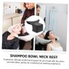 EXAOMBLE Comfortable Shampoo Bowl Neck Pillow Waterproof Hair Washing Cushion for Salon Home Use Ergonomic Neck Support for Spa and Bathtub for Seniors Disabled view 3