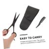 DEARMAMY 3pcs Stainless Steel Beard Scissors Set Mustache Eyebrow Trimmer Nose Hair Clipper Comb Barber Shop Accessory Professional Diy Haircut Kit view 2