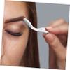 CALLARON 2Pcs Eyebrow and Eyelash Comb Set Foldable Stainless Steel Lash Separator and Brow Brush Portable Beauty Tools for Girls for Makeup Application view 3
