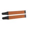 DEARMAMY Dual Layer Cowhide Razor Sharpening Strop Strap 2Pcs Professional Shaver Sharpener Tool for Home Use Adjustable Length for Barbers and Personal Grooming Random Color view 1