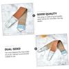 DEARMAMY Dual Layer Cowhide Razor Sharpening Strop Strap 2Pcs Professional Shaver Sharpener Tool for Home Use Adjustable Length for Barbers and Personal Grooming Random Color view 4