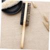 DEARMAMY 3pcs Boar Bristle Beard Brush Set Dual-sided Grooming Tools for Men Small Medium Large for Shaping Cleaning and Styling Facial Hair Barber Salons Home Use view 3