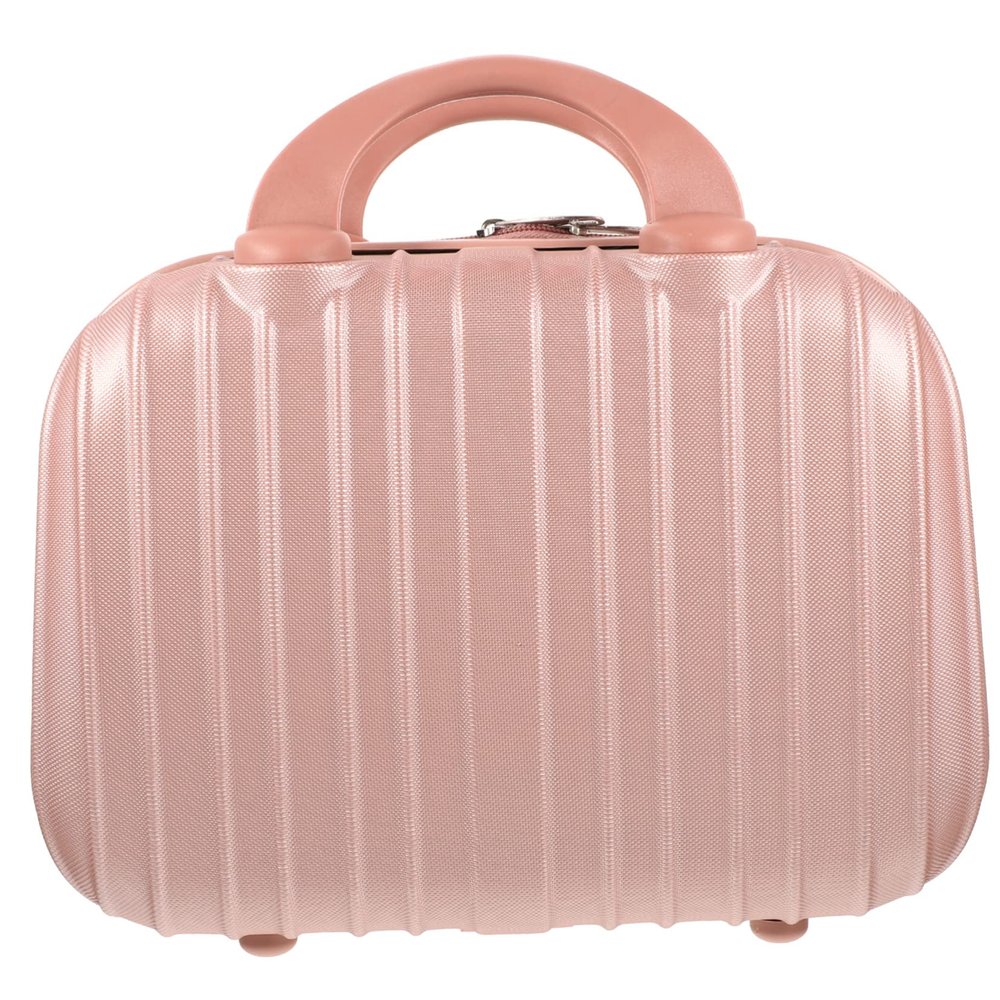 Beaupretty 1pc Makeup Suitcase Storage Box Portable Travel Bag Fashion Jewelry Bag Essential Oil Holder Multi-purpose Travel Accessories
