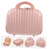 Beaupretty 1pc Makeup Suitcase Storage Box Portable Travel Bag Fashion Jewelry Bag Essential Oil Holder Multi-purpose Travel Accessories view 3