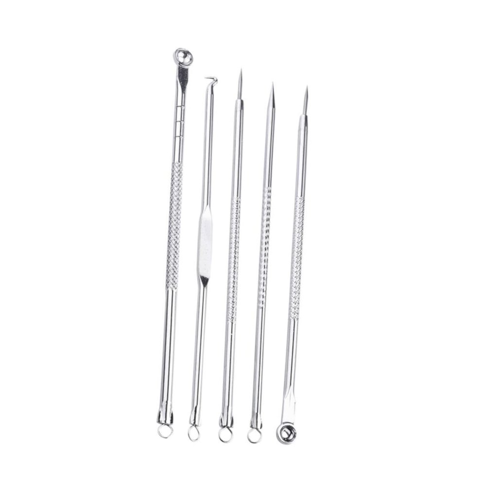 Vaguelly 1Set Acne with Storage Case Facial Cleansing Tool for Pimple and Blemish Removal