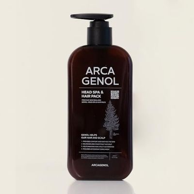 ARCAGENOL Head Spa & Hair Pack Hair and scalp protection with Anti-Oxidizing New Zealand made Pinus Bark Extract