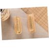 PACKOVE 5pcs Wood Cleaning Brush Pig Mane Nail and Hand Washing Brush for Home Use High-Polished Lotus Wood Soft Bristles for Gentle Exfoliation and Dirt Removal view 4