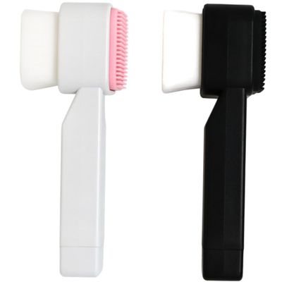 CALLARON 2pcs Manual Face Wash Brush Double Sided Exfoliating Brush for Face Body