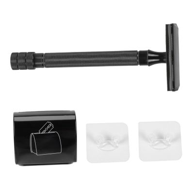 Outanaya Handle Vintage Manual Razor Set for Men Beard Trimmer Smooth Shaving Comfortable Grip Portable Razor Tool