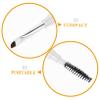Beaupretty Dual-ended Eyebrow Brush Soft Bristles Spiral Spoolie Versatile Makeup Tool for Brow Grooming and Concealing Portable and Easy to Clean for Eye Makeup view 3