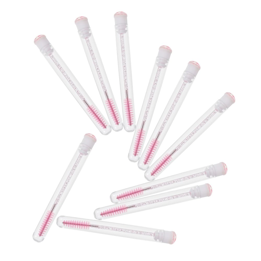 CALLARON 10pcs Eyelash Brush for Women Portable Makeup Applicator Lightweight Eyelash Wands for Travel Daily Use for Beginners Makeup Artists