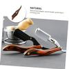 LIFKOME Manual Beard Trimmer Razor Multi Purpose Hair Shaving Tool for Travel Durable Design with Natural Handle present for Family and Friends view 4