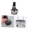 FRCOLOR 1set Male Shaving Brush Set with Foaming Bowl and Stand Premium Handle Shaving Brush Hair Holder for Barbers and Home Use view 3