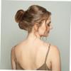 OATIPHO 1set Crochet Bun for Dancers Elastic Mesh Hair Nets for Women Hairnets Shaped Clips Breathable Hair Accessories for Buns for Parties and view 4