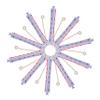 EXQUIMEUBLE 12pcs Cold Wave Hair Perm Rods Set for Long Hair Plastic Curling Rollers Hairdressing Styling Tools view 1