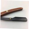 DEARMAMY 2pcs Men Manual Razor Barber Steel Razors Portable Space-saving for Beard Sideburns Short Fine Hair Shaving view 2