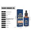 Beard Growth Enhancement Oil, 30ml/1fl oz, Promotes Thicker & Fuller Facial Hair, Nourishing Formula with Instructions view 2