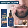 Beard Growth Enhancement Oil, 30ml/1fl oz, Promotes Thicker & Fuller Facial Hair, Nourishing Formula with Instructions view 3