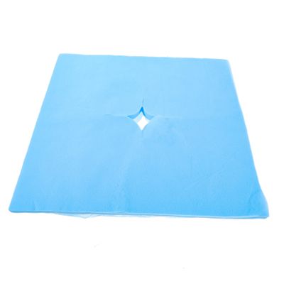 SKISUNO 100pcs Massage Bed Headrest Covers Hole Face Pillow Towels for Beauty Spa Salons