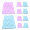 ERINGOGO 10pcs Wave Shovel Silicone Cover Skin Scraper for Face Pore Spatula Tool view 1