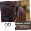 Baluue 2pcs Rhinestone Bun Clip Hair Claws Clips Bun Holder Women Hair Accessories Glitter view 2