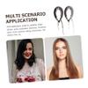 Baluue 2pcs Rhinestone Bun Clip Hair Claws Clips Bun Holder Women Hair Accessories Glitter view 4