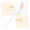 PartyKindom 2pcs Convenient Eyebrow Comb Eyelash Beauty Tool Girl Eyebrow Brush Face Makeup Tool Portable for Travel view 4