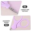 LOLIPPYY Professional Eyebrow Scissors for Hair Thinning Stainless Steel Grooming Scissor view 2
