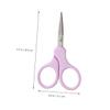 LOLIPPYY Professional Eyebrow Scissors for Hair Thinning Stainless Steel Grooming Scissor view 4