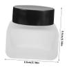 EPIGEIST 50g Travel Sample Pot Empty Cosmetic Jar Cream Lotion Bottle Leak Container for Face Creams Lotions Lid Portable Cosmetic Storage view 2