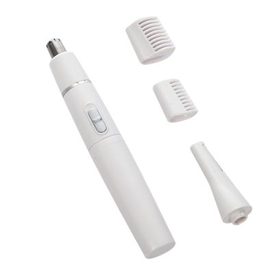GALPADA 2-in-1 Electric Eyebrow Trimmer and Nose Hair Remover Rechargeable Face Shaver for Men and Women Portable Pen Shape Grooming Tool Precision Blades