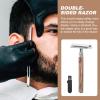 DONFAMDS Manual Beard Shaver Handle Hair Removal Razor Men Electric Razor for Beard Safe Comfortable view 4
