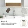 DEARMAMY 5pcs Soap Storage Bags Soap Net Pouches for Quick Drying and Hanging for Bath Supplies view 2