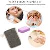 DEARMAMY 5pcs Soap Storage Bags Soap Net Pouches for Quick Drying and Hanging for Bath Supplies view 3