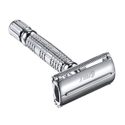 CTIRCHIU Double-Edged Safety Razor for Men Manual Shaving Cutter Ergonomic Handle for Beard Grooming and Shaping