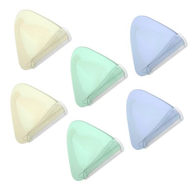 Vaguelly 6Pcs Eyebrow Razors for Women Portable Stainless Steel Facial Hair Trimmers Pearl and Eyebrow Shaper for Travel and Home Use