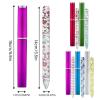 5Pcs Glass Nails File with Case Crystals Nails File Buffer Glass Fingernail Files Cuticles Pusher Manicure Set for Women view 3