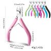 Comfortable Grip Cuticle Trimmer Fashion Manicure Instrument Stainless Steel Full Jaw Coverage For Nails Grooming view 3