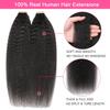 40pcs Invisible Tape in Hair Extensions 24 Inch 100g Kinky Straight Tape ins Human Hair Extensions 3c 4a Natural Black Skin Weft Best Seamless Tape Extensions Real Human Hair view 2