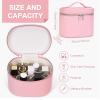 YFGBCX Makeup Bag Vanity Case with Removable Divider Travel Toiletry Bag Portable Cosmetic Bag Makeup Organizer Case view 3