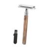 OFFIGAM Portable Shaver Vintage Style Double-sided Blade Beard Cleaning Tool Face Shaver view 1