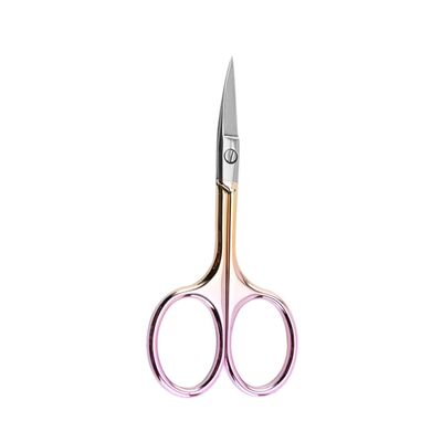 DEARMAMY Colorful Stainless Steel Beard Scissors 4PCS Trimming Shears for Men Ergonomic Design for Grooming Suitable for Home and Barber Use Random Color