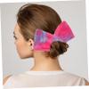 Twisting Bowknot Hairbands 3Pcs Iron Wire Hair Bun Maker for Women view 2