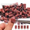 100Pcs Sanding Bands Drill File Refill Grinding Head Polisher Sanding Belt Grinding Rings Grinding Sand view 2