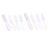 BAZEITFLOW 8Pcs Nail Cleaning Brush Set Ergonomic Fingernail Scrubber for Manicure Stiff Bristle Tool for Men Women for Nail Art and Dust Removal view 1