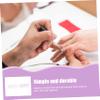 BAZEITFLOW 8Pcs Nail Cleaning Brush Set Ergonomic Fingernail Scrubber for Manicure Stiff Bristle Tool for Men Women for Nail Art and Dust Removal view 2