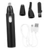 PACKOVE 1set Rechargeable Nose Hair Trimmer for Women Hair Removal Tool for Nose Eyebrows and Ears Ergonomic Design Compact Black view 1